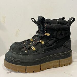 Pajar Helicon Womens Sz 6-6.5 US Black Ice-gripper Snow Boots Lace Up Black